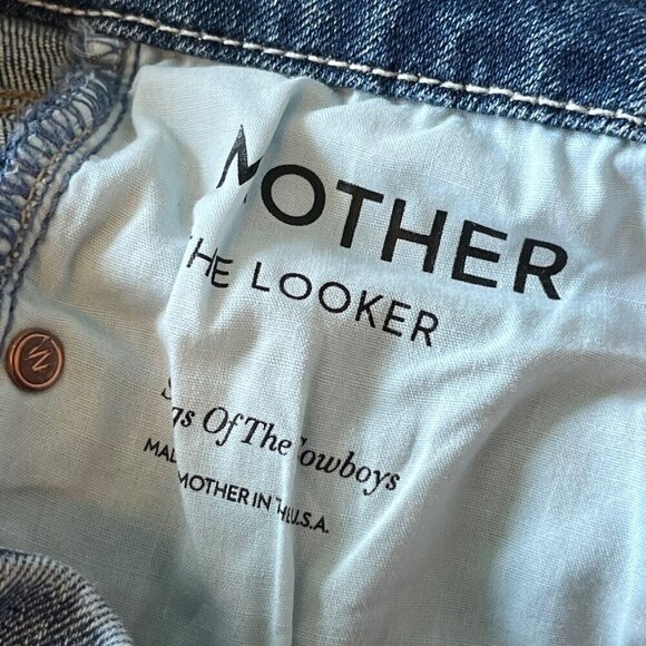Mother The Looker In Songs Of The Cowboys Destroyed Blue‎ Skinny Jeans Size 25 - Picture 8 of 12